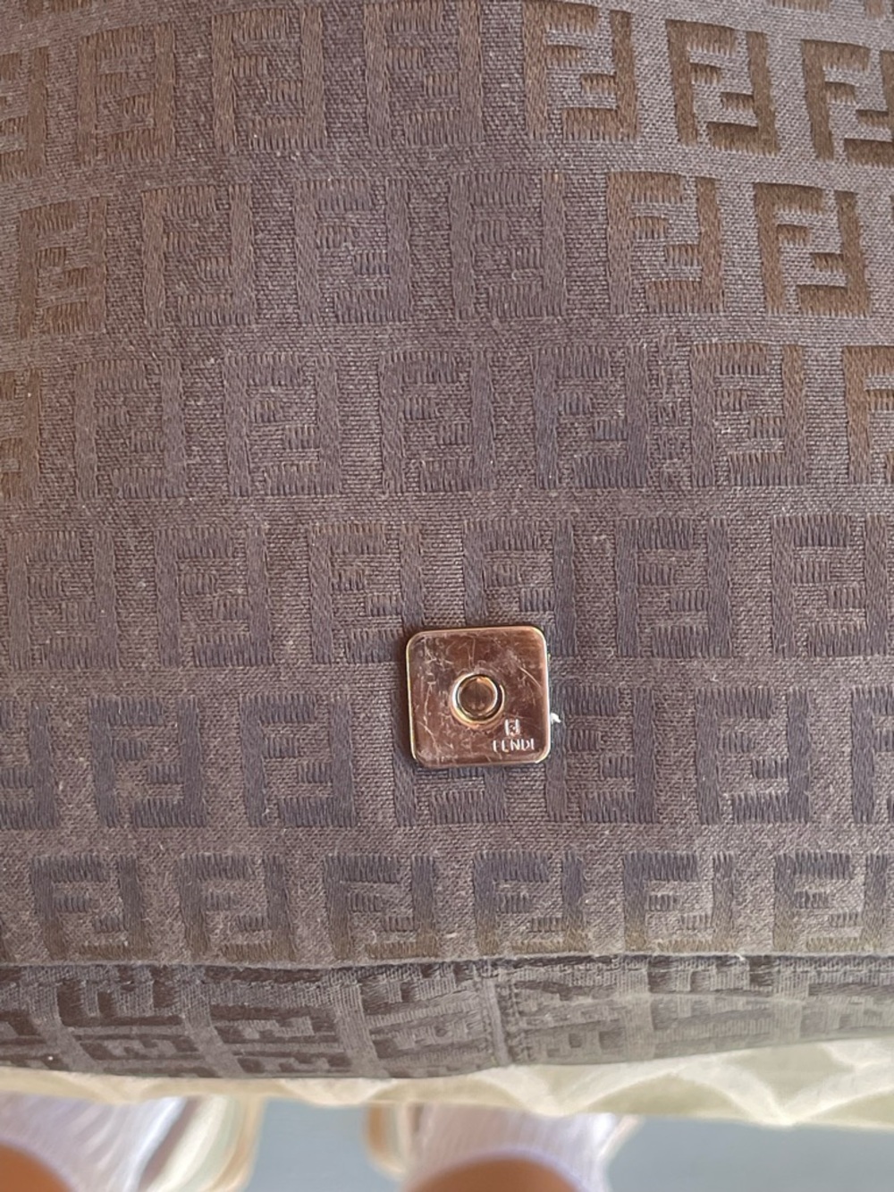 FENDI ZUCCHINO MAMA BAGUETTE - Picture 7 of 16